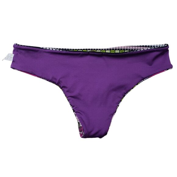 Sabz Swimwear Bikini Bottom Womens Small Geometric Paisley Made in Colombia - Picture 7 of 10